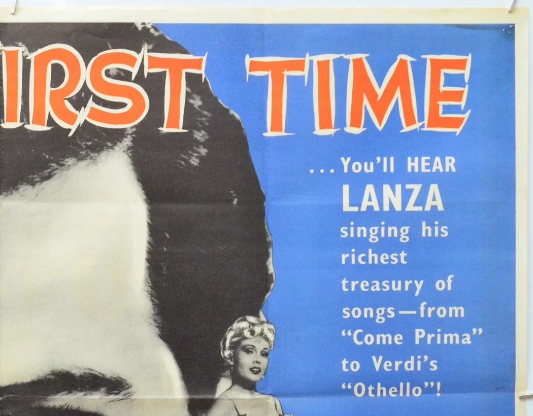 FOR THE FIRST TIME (1959) Original Quad Film Poster - Mario Lanza, Zsa Zsa Gabor, изображение 3