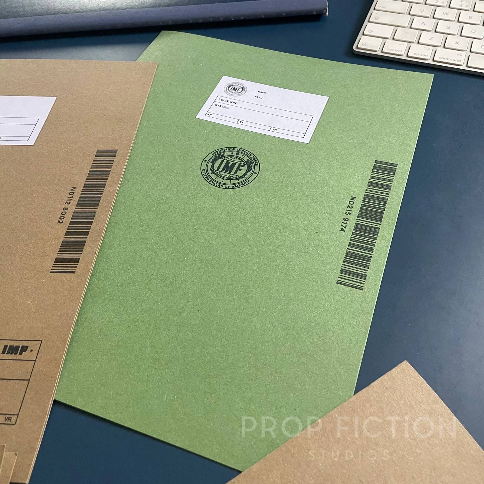 Movie Prop Top Secret IMF Files / 4 x Cosplay Impossible Mission Spy Folder Set, image 4