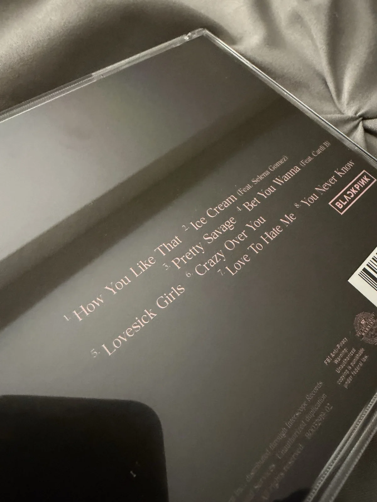 Blackpink The Album CD Signed by Jisoo K-Pop Autographed, изображение 3