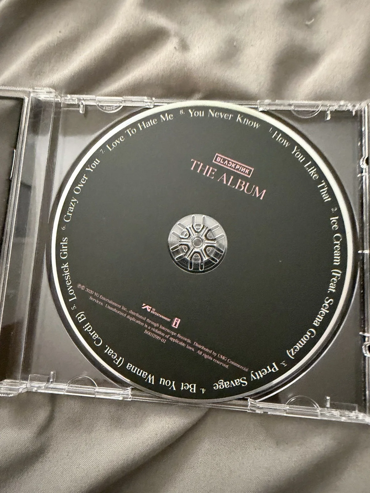 Blackpink The Album CD Signed by Jisoo K-Pop Autographed, изображение 4