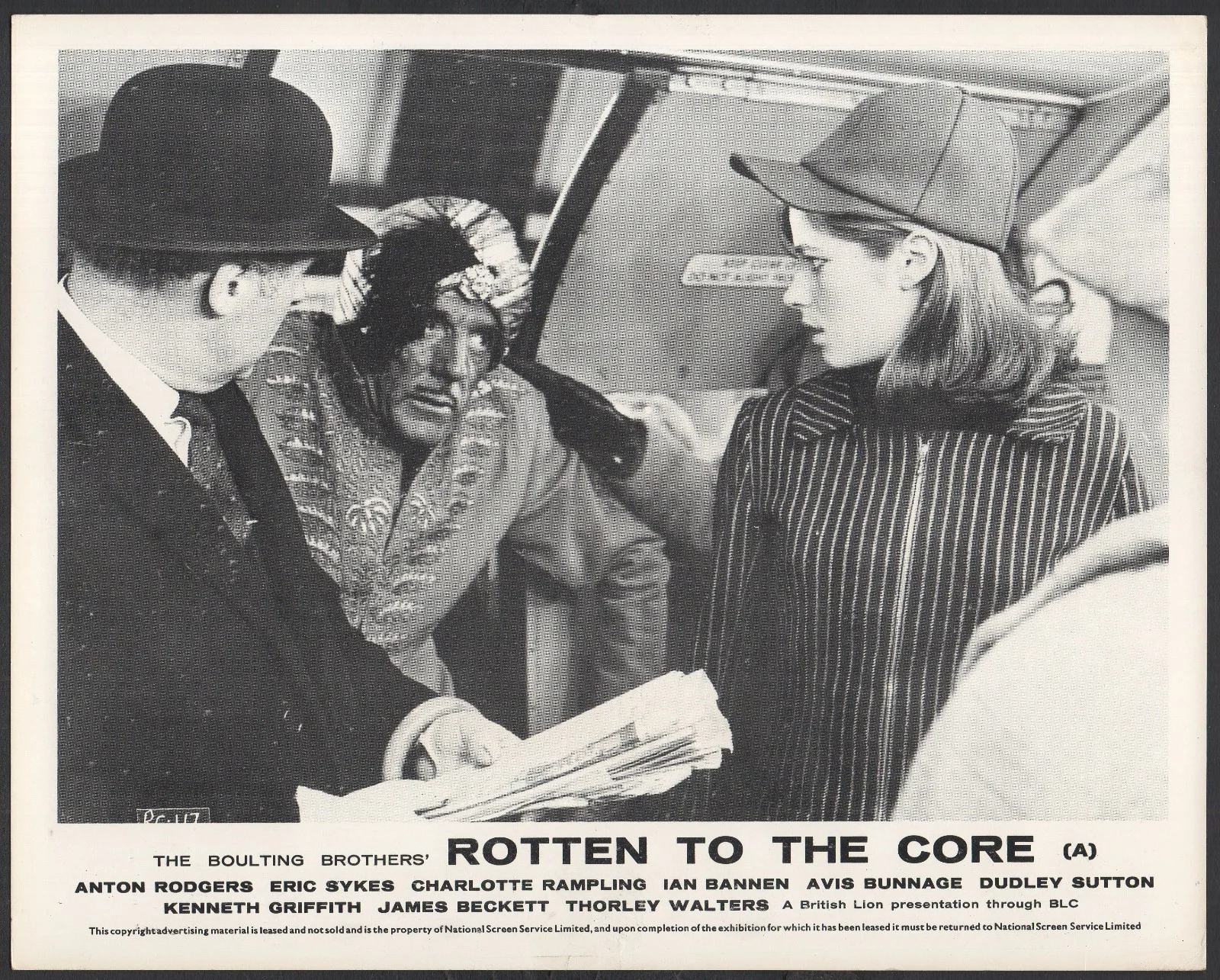 ROTTEN TO THE CORE 1965 Eric Sykes, Ian Bannen Charlotte Rampling 10x8 LOBBY SET, image 2