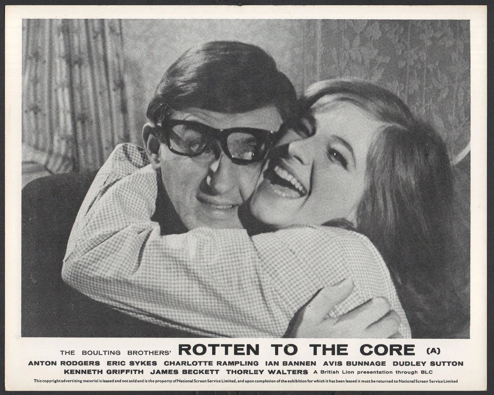 ROTTEN TO THE CORE 1965 Eric Sykes, Ian Bannen Charlotte Rampling 10x8 LOBBY SET, image 3