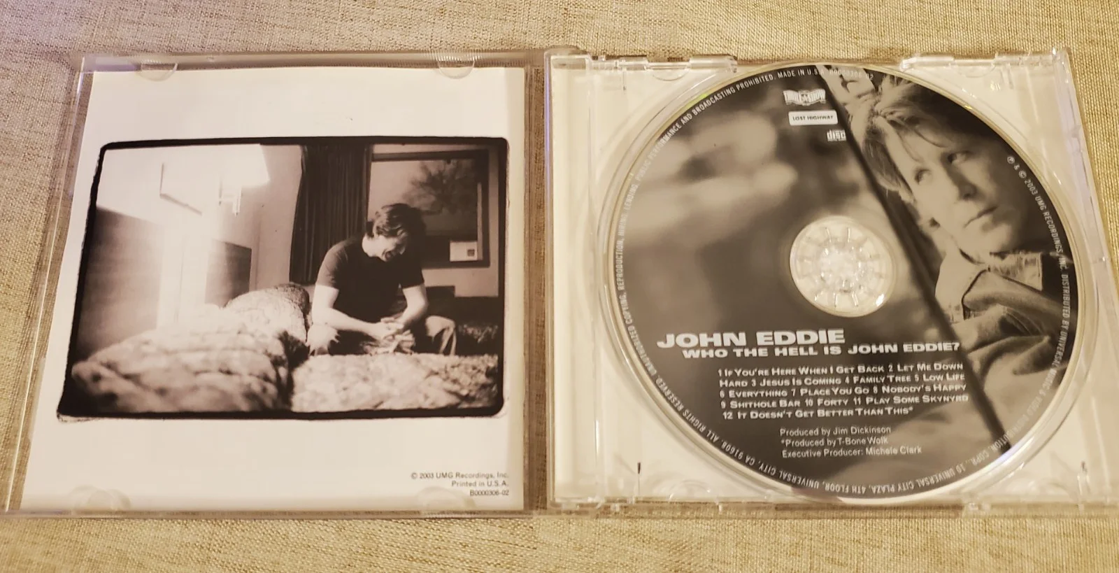 John Eddie SIGNED CD Who The Hell Is John Eddie?, image 2