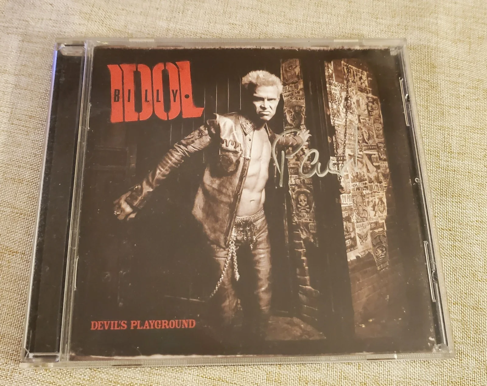 Billy Idol SIGNED CD Devils Playground, image 2