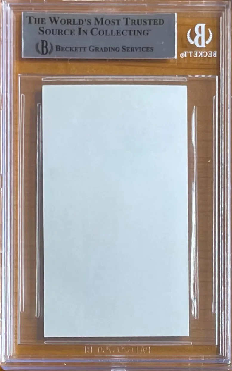 VANNA WHITE — VANNA WHITE SIGNED WHEEL OF FORTUNE BUSINESS CARD BAS BGS AUTOGRAPH AUTO, изображение 2