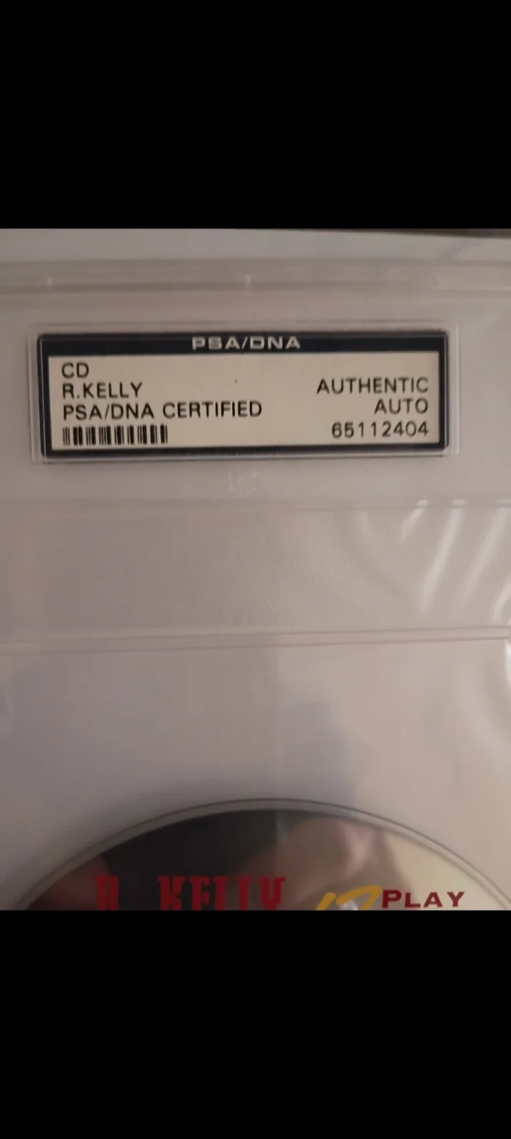 R. Kelly Signed 12 Play CD /PSA/DNA Authenticated/First Solo Album, изображение 2