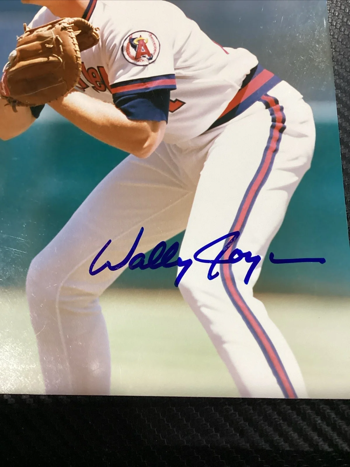WALLY JOYNER — WALLY JOYNER CALIFORNIA LA ANGLES SIGNED AUTO 8X10 MLB PHOTO VTG AUTOGRAPHED GTP, изображение 2