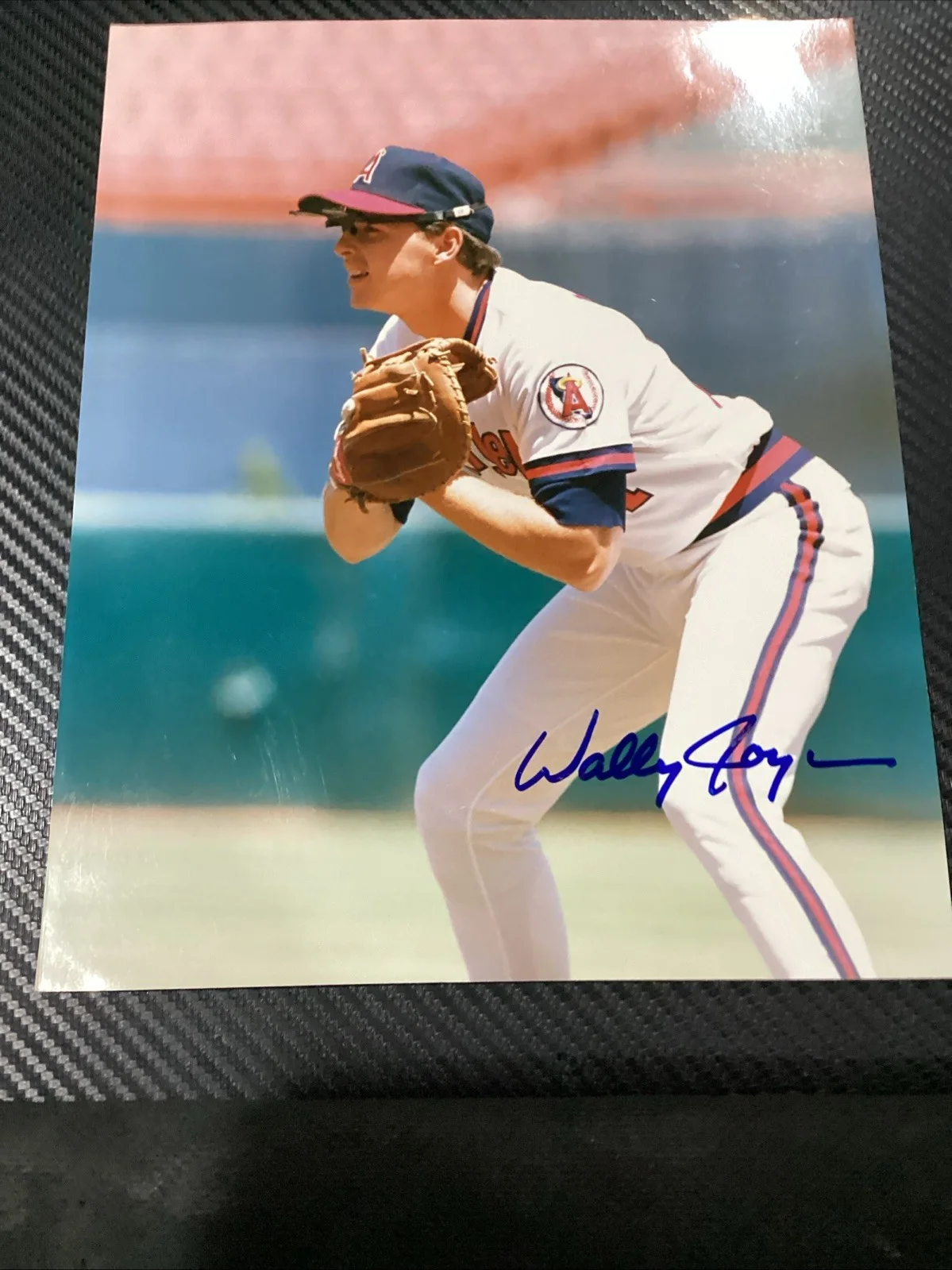 WALLY JOYNER — WALLY JOYNER CALIFORNIA LA ANGLES SIGNED AUTO 8X10 MLB PHOTO VTG AUTOGRAPHED GTP, изображение 3