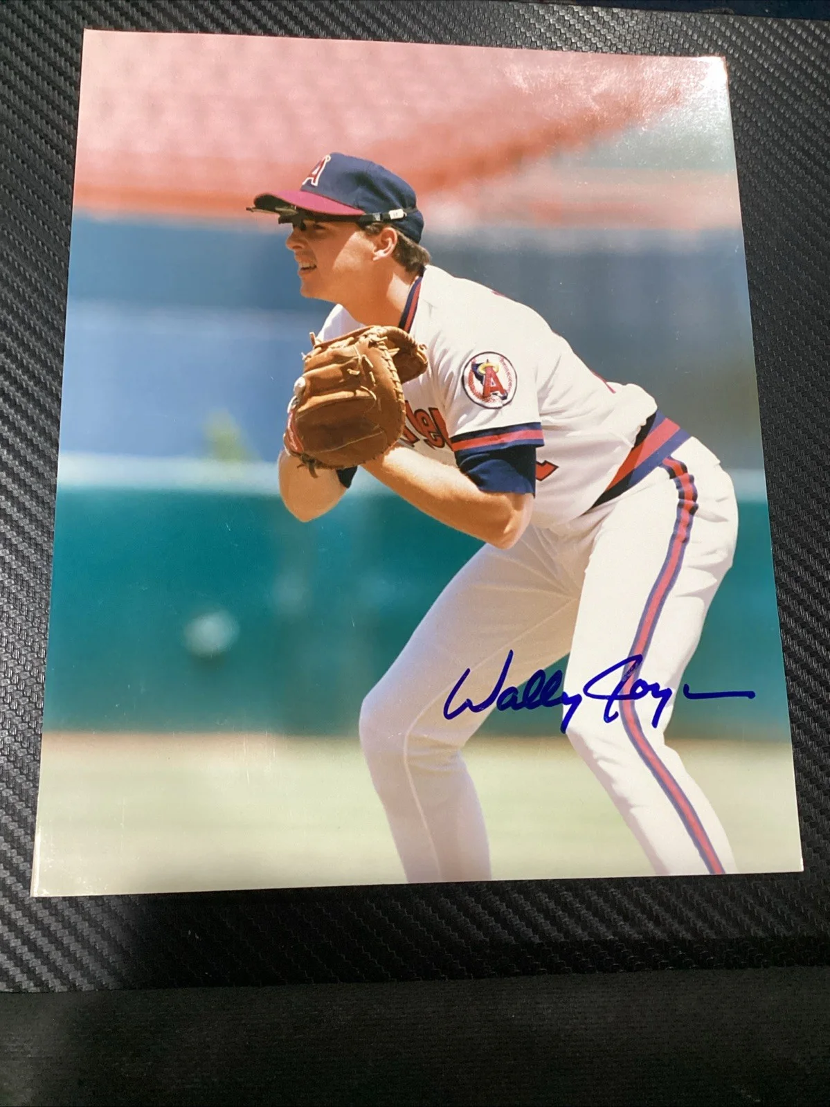 WALLY JOYNER — WALLY JOYNER CALIFORNIA LA ANGLES SIGNED AUTO 8X10 MLB PHOTO VTG AUTOGRAPHED GTP, изображение 4