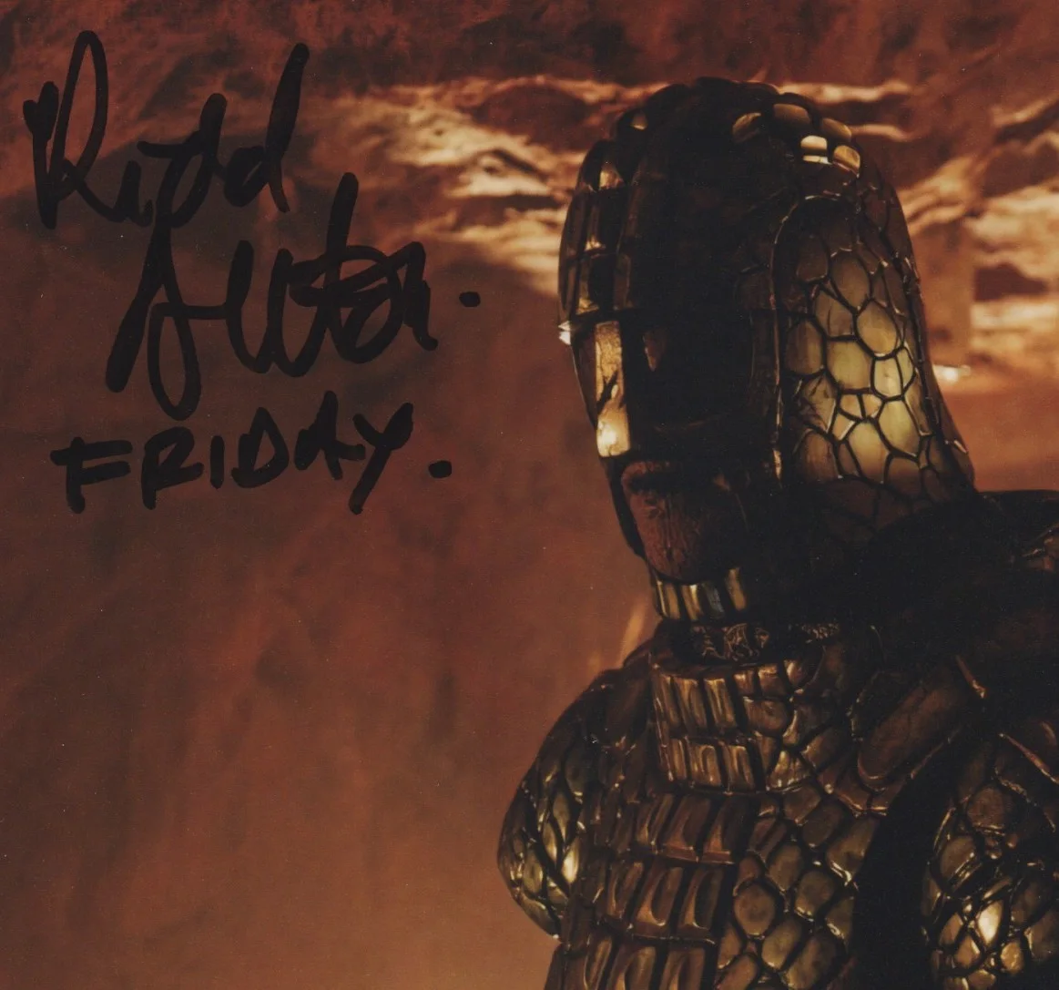 RICHARD ASHTON hand-signed DOCTOR WHO color 8x10 uacc rd coa ICE WARRIOR FRIDAY, image 2