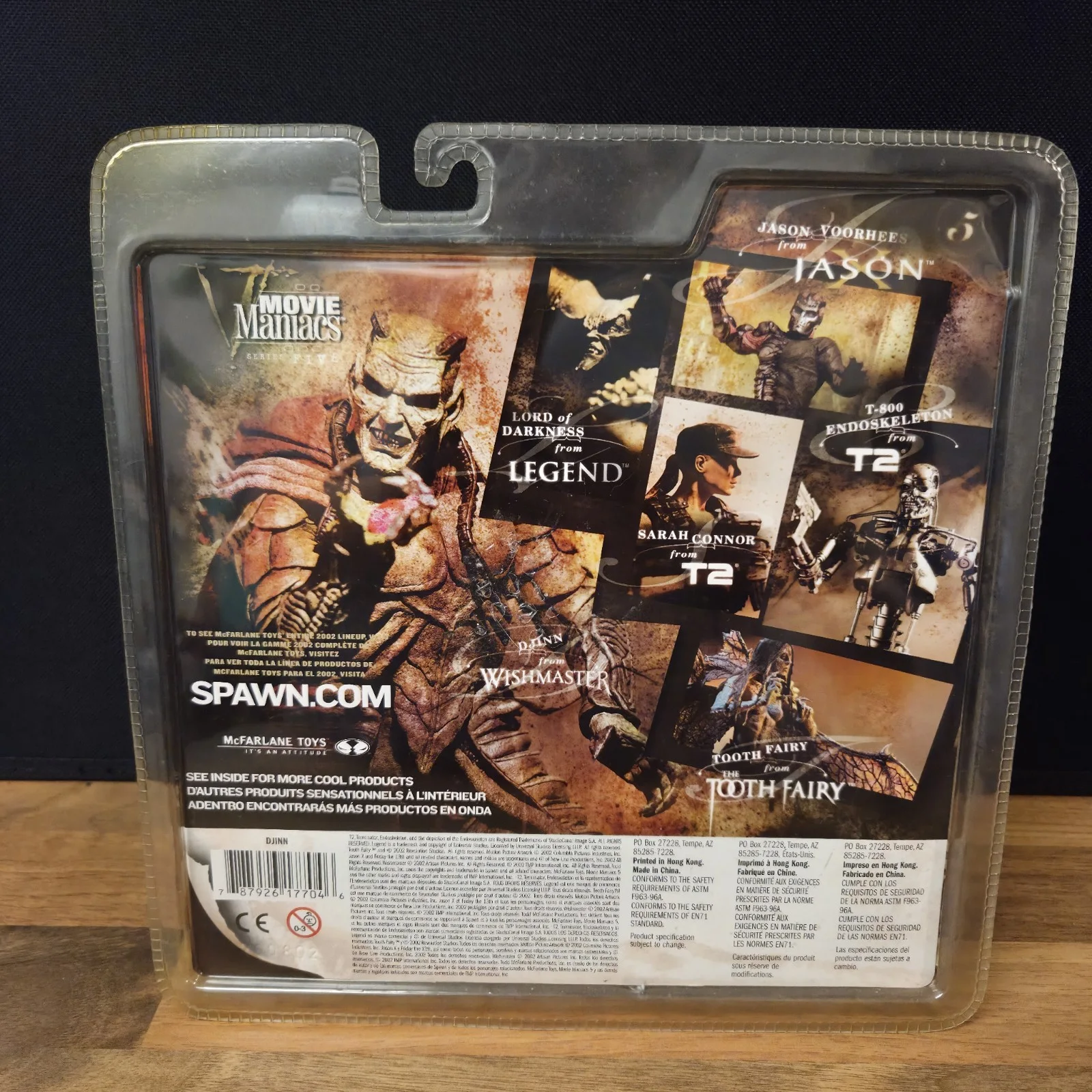 Vintage 2002 McFarlane Toys Movie Maniacs Series 5 - Wishmaster DJINN - NIB, изображение 4