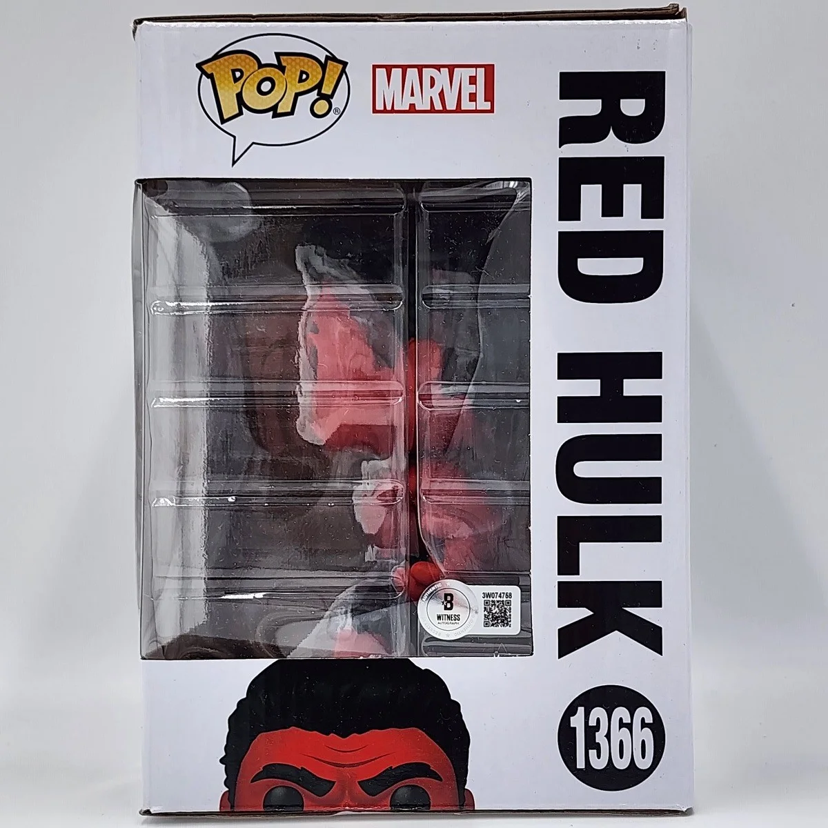 Harrison Ford — Harrison Ford Signed Red Hulk Funko #1 (1366), image 2