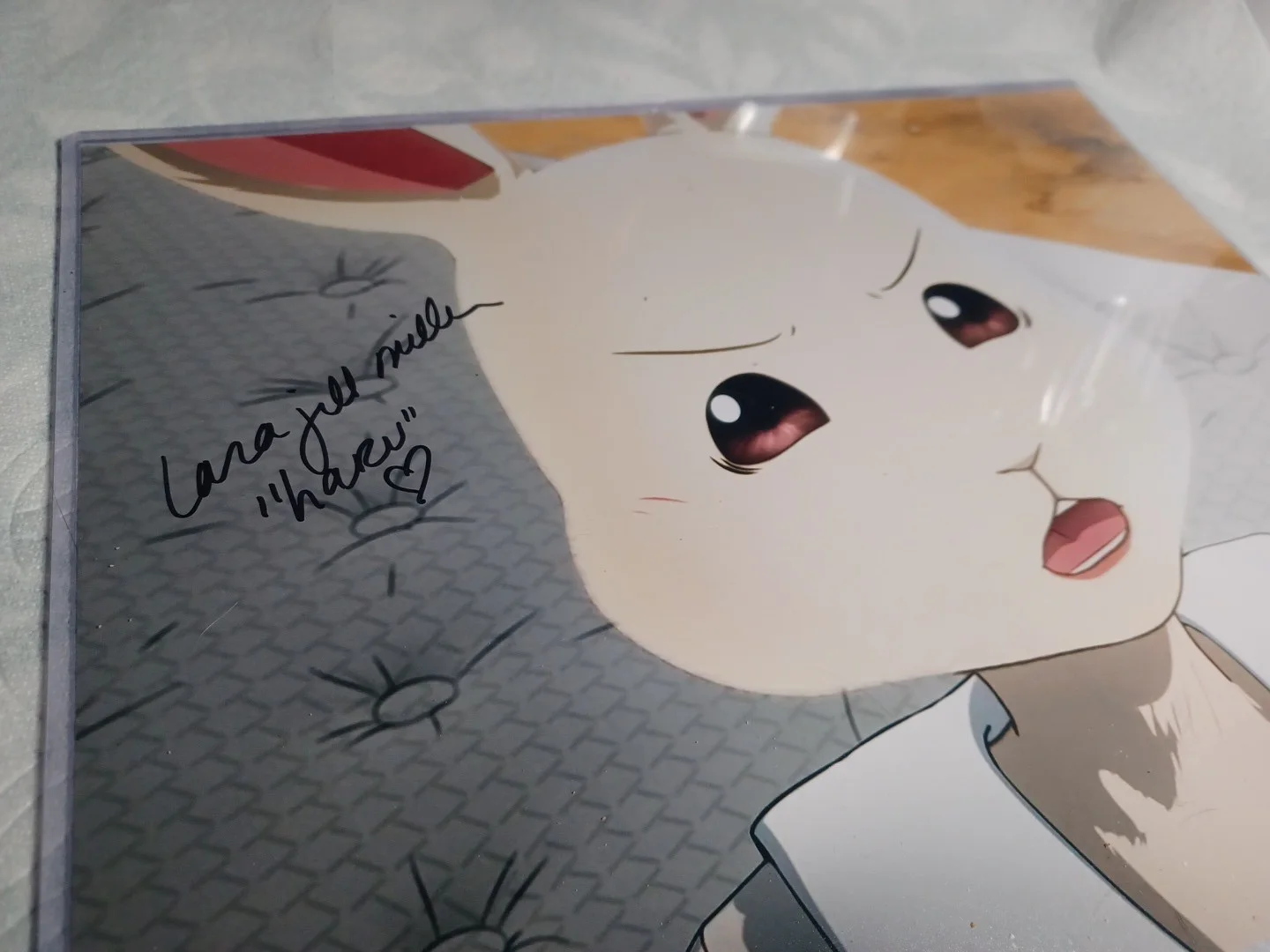 11 X 14 Photo Of Haru from The Anime Beastars, signed by Lara Jill Miller, изображение 3