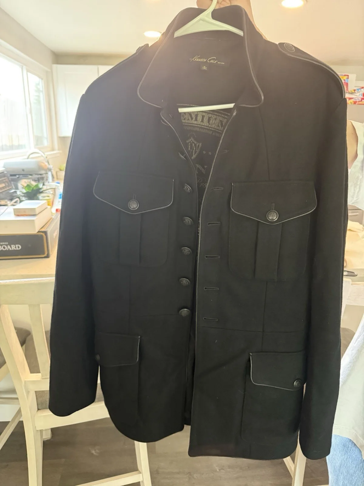 Bon Jovi Signed Autograph Kenneth Cole Wool Casmere Blend Jacket Number 402/500, изображение 4