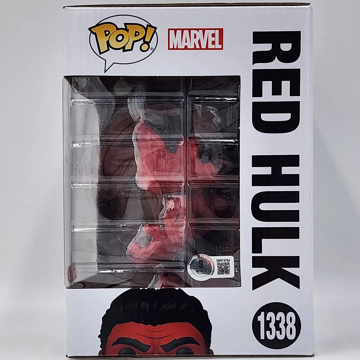 Harrison Ford — Harrison Ford Signed Red Hulk Funko #2 (1338), image 3