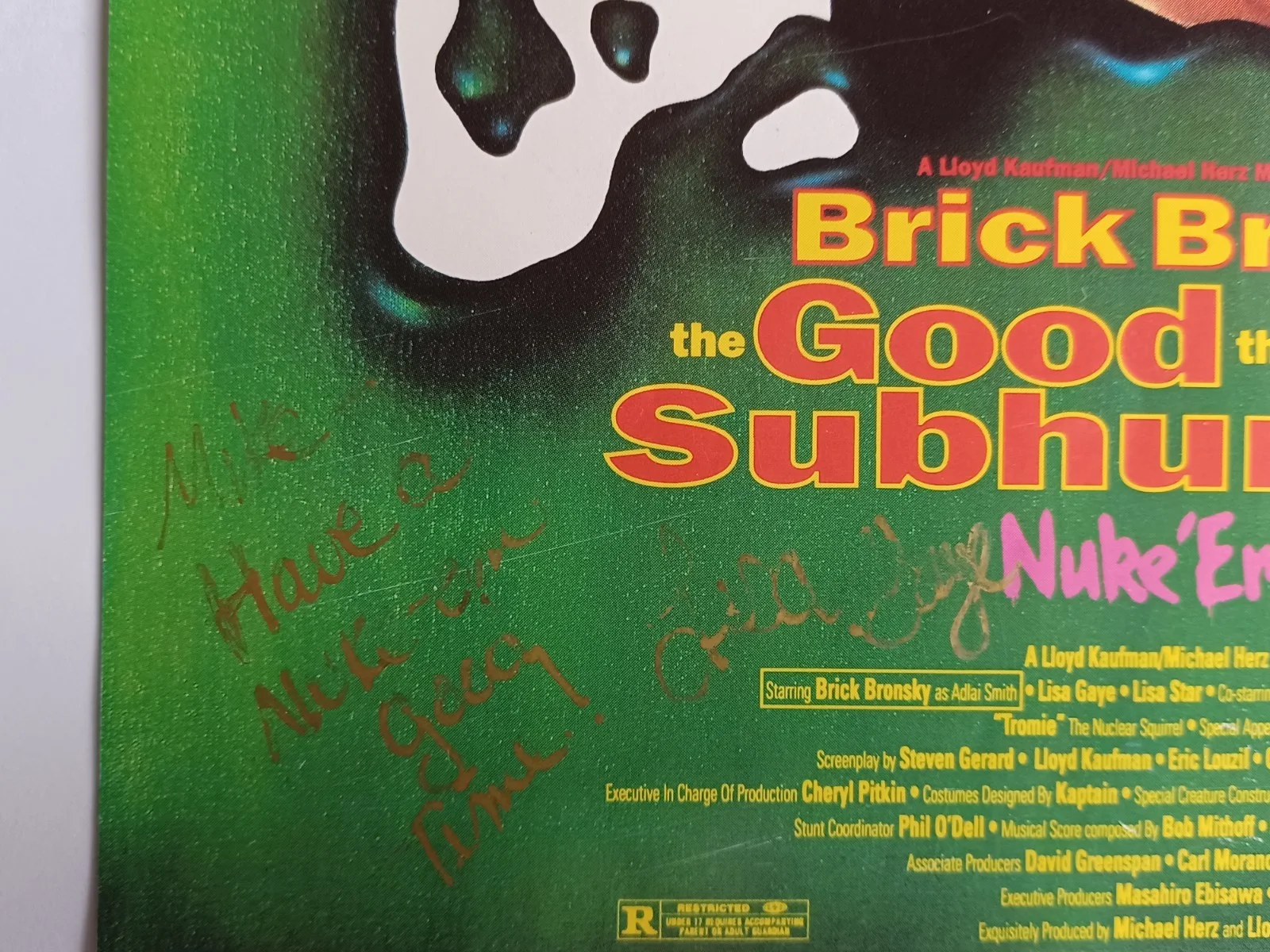 Lisa Gaye Signed Nuke "Em High 3 Magazine Photo - Good, Bad, Subhumanoid, изображение 2