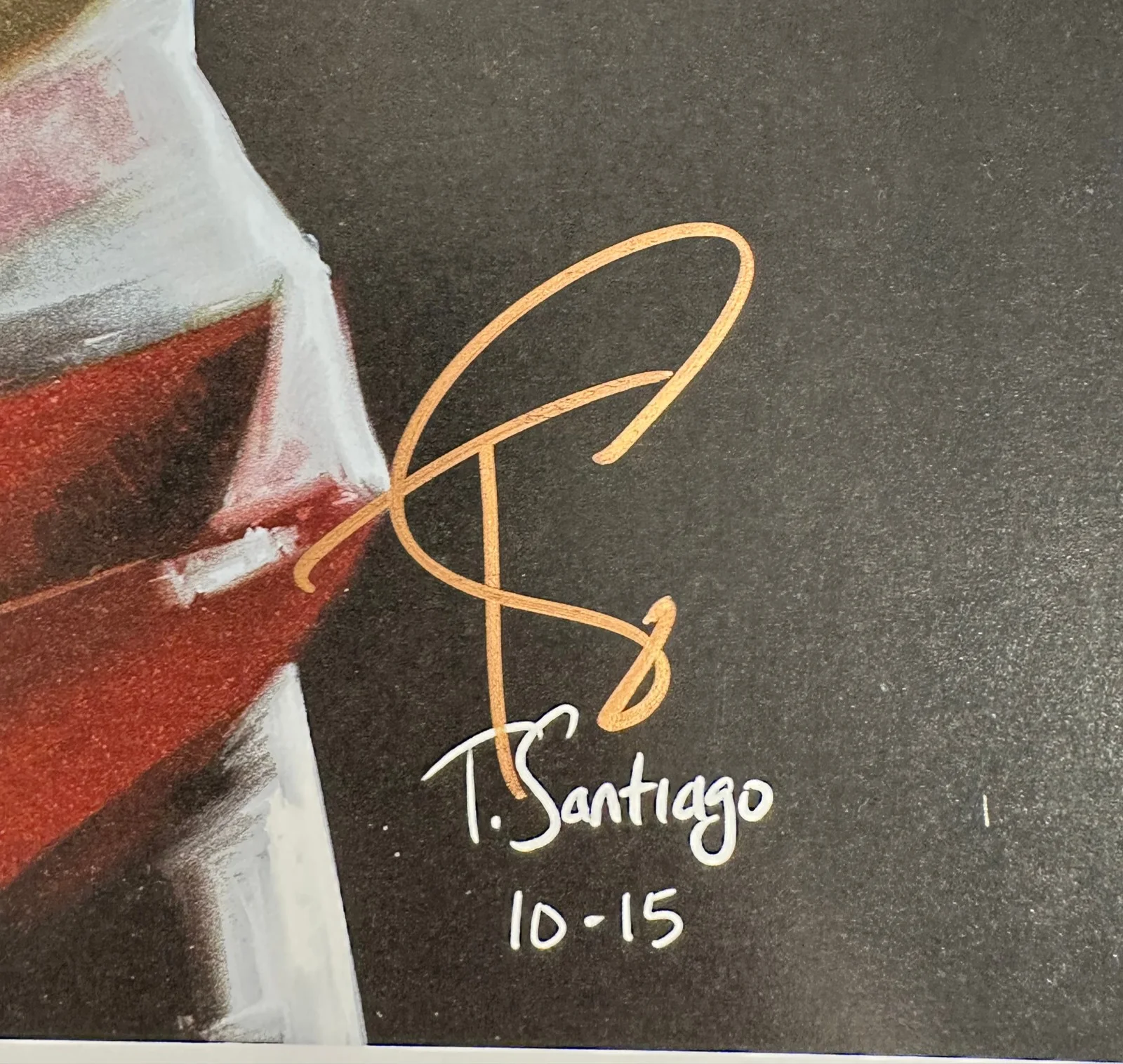 Freddy Krueger Nightmare on Elm Street 13x19 Lithograph Tony Santiago (PA), изображение 2