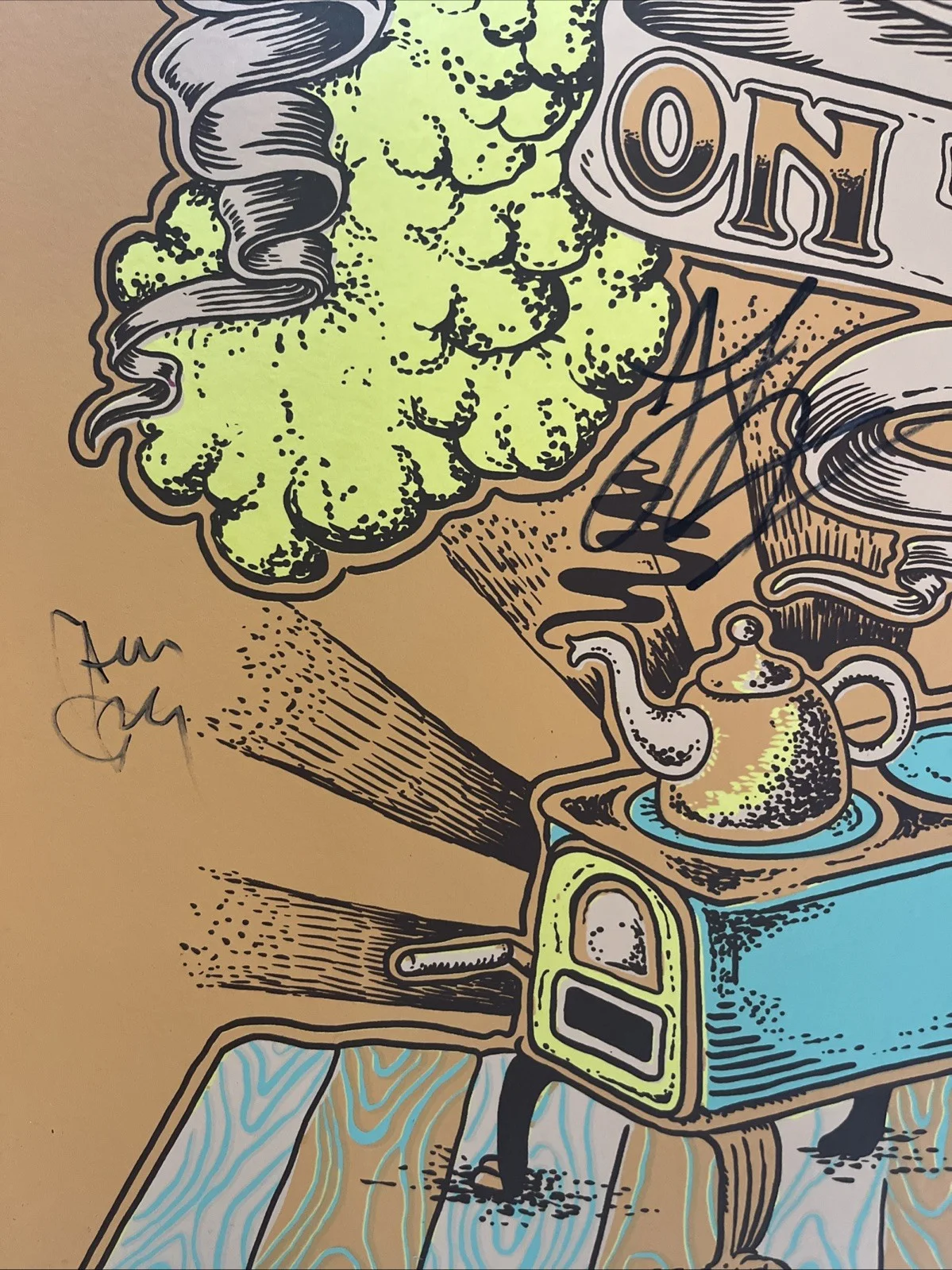 Moe. Tour Poster By TW Rushing Signed By All Six Band Members. ￼, изображение 3