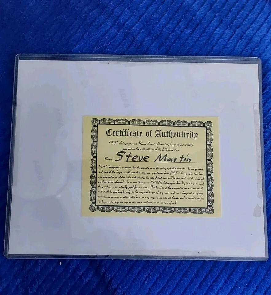 Steve Martin — Steve Martin Autograph 8x10 Dirty rotten scoundrels 1988 With COA., изображение 2