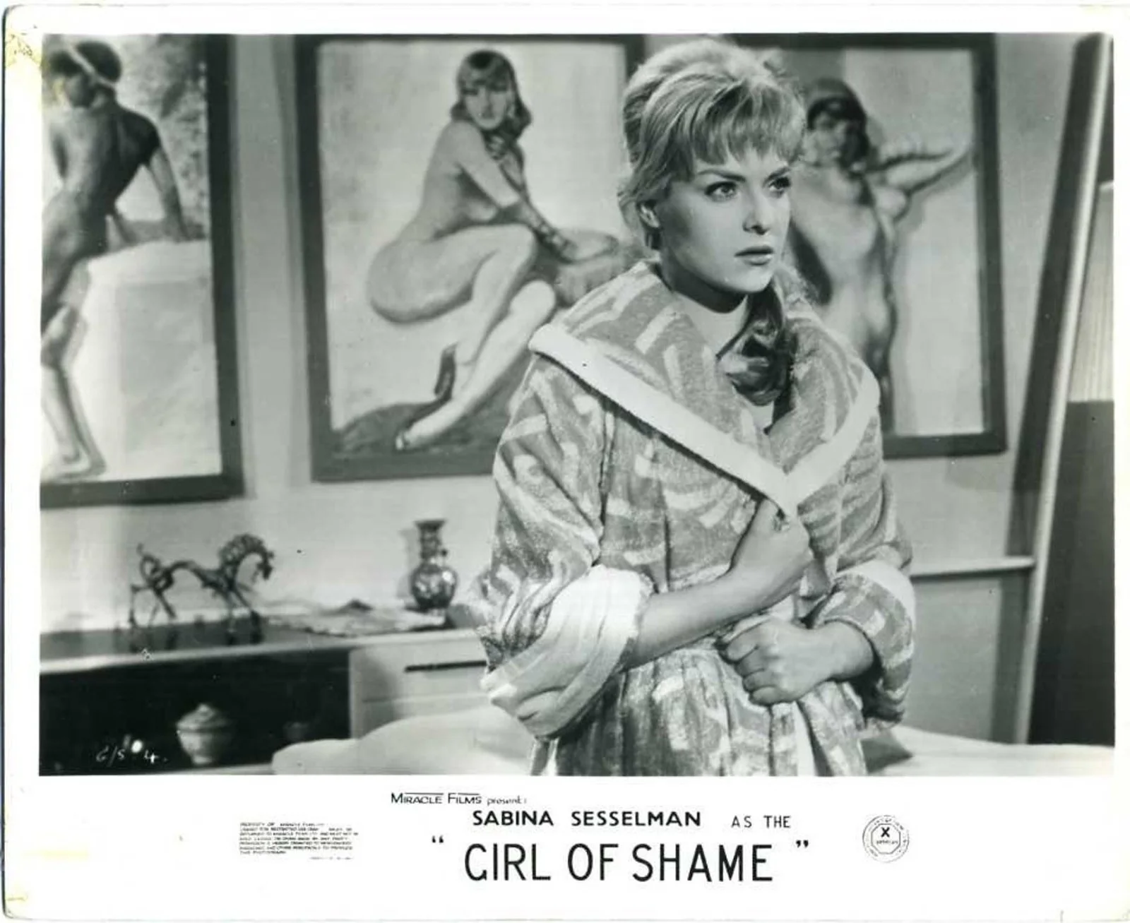 GIRL OF SHAME 1958 Sabina Sesselman Willy Birgel 6 10x8 LOBBY CARDS, изображение 4
