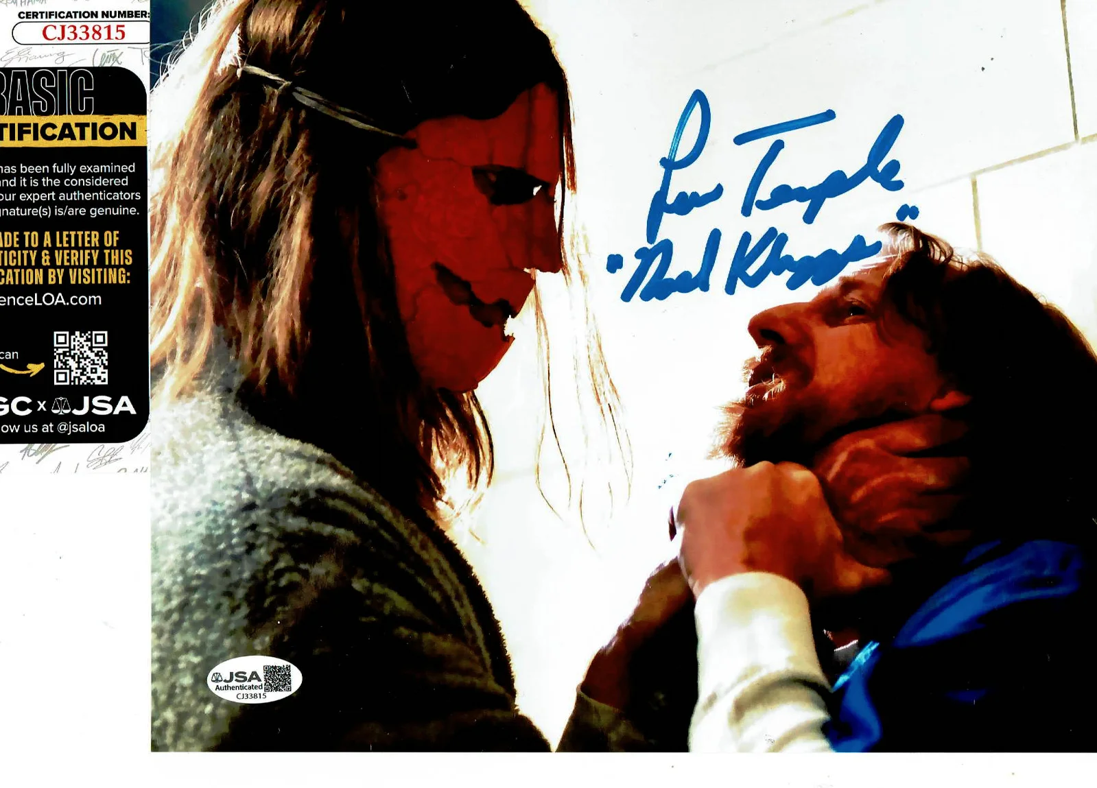 Lew temple — The Texas Chain Saw Massacre Lew Temple autographed 8x10 photo JSA Certified