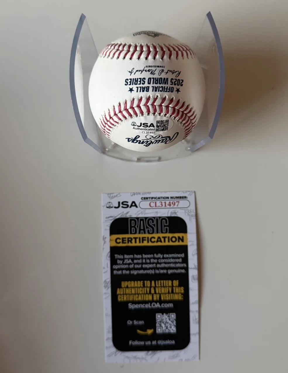 Matt Groening — Matt Groening Autographed 2025 WS Baseball The Simpsons Maggie Sketch JSA COA, изображение 2