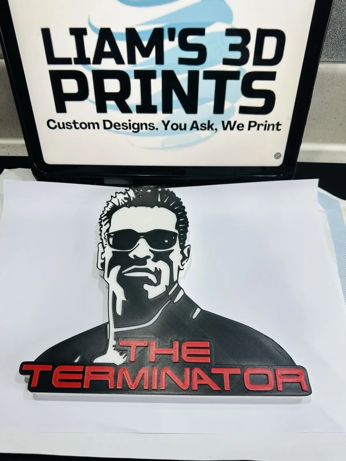 Decorative The Terminator Shillouette Film Self Standing logo Sign Display Pops, изображение 4