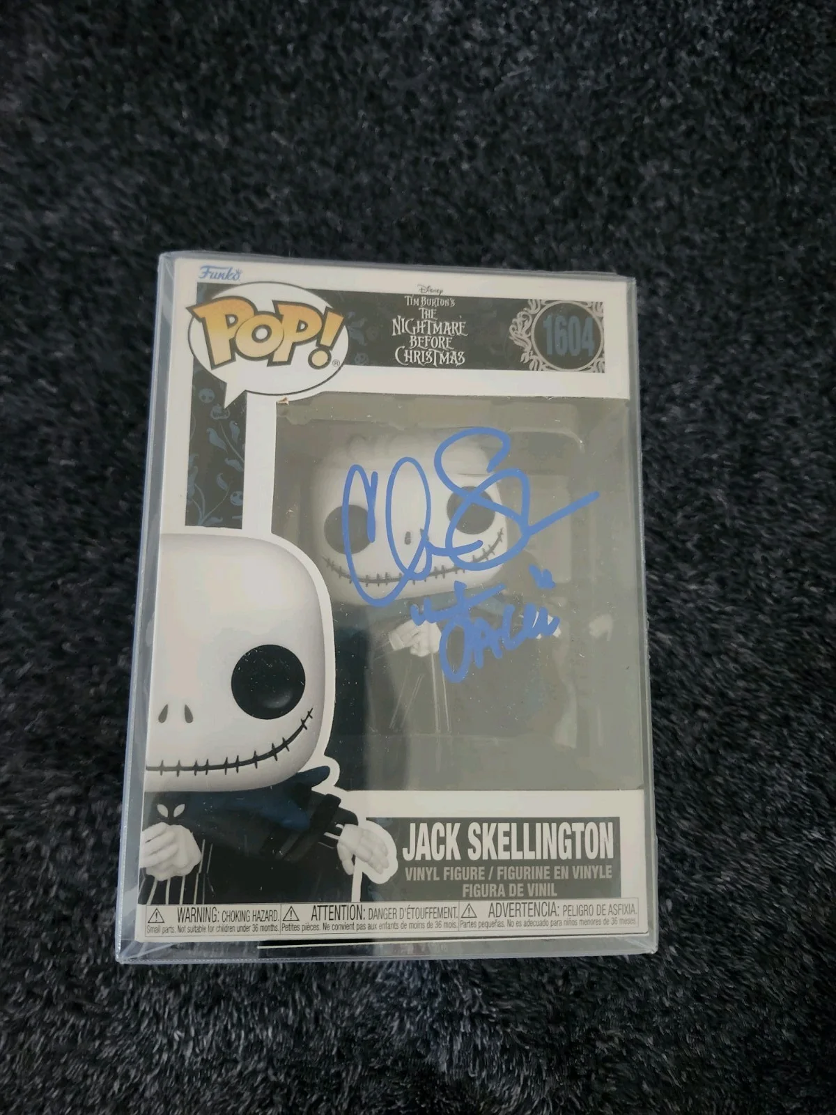 Chris Saradon — Chris Saradon Hand Signed Jack Skellington Nightmare Before Christmas Funko Pop, изображение 2