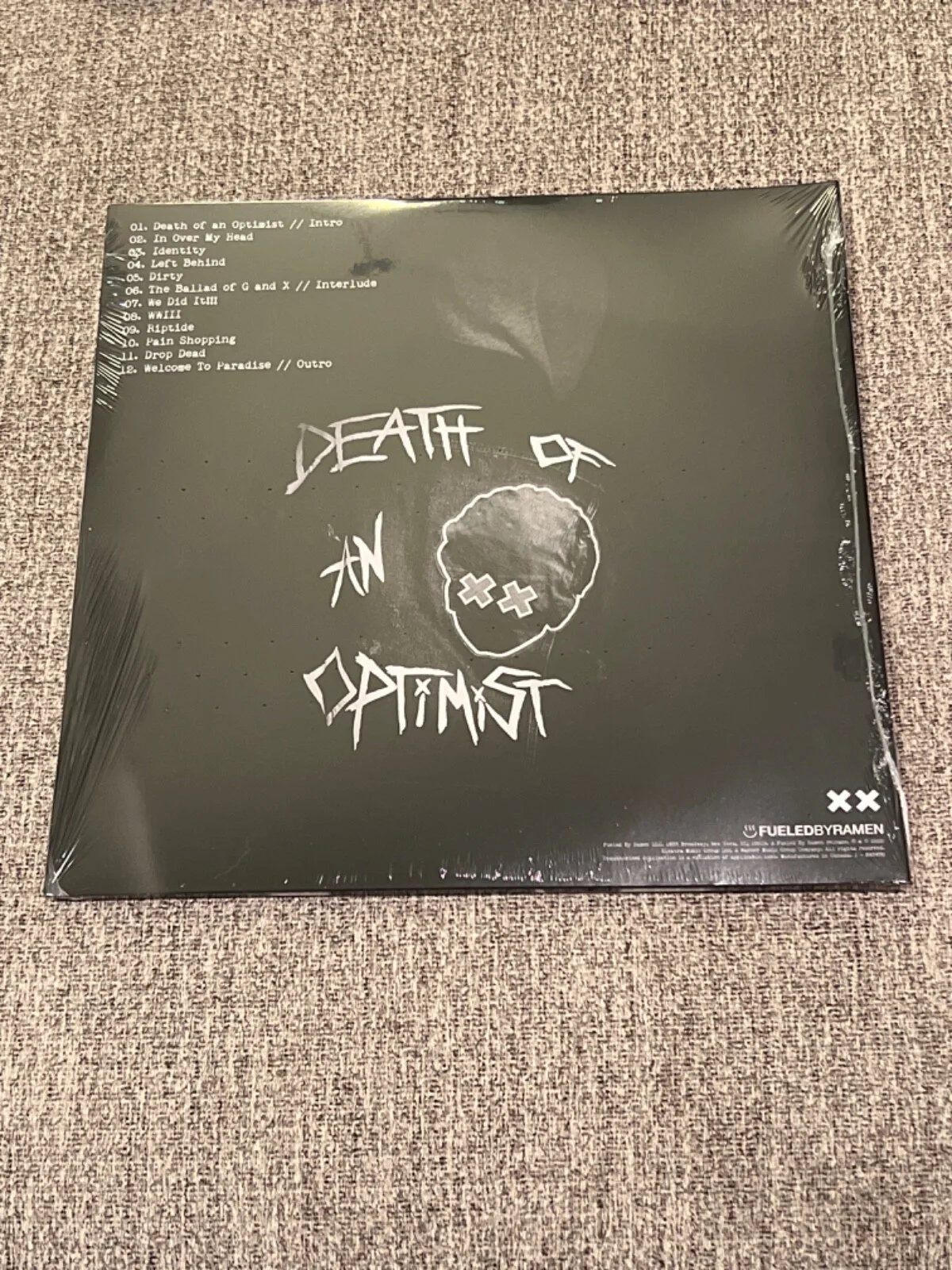 Grandson Signed Autographed Death of an Optimist Vinyl Record Album LP, изображение 5