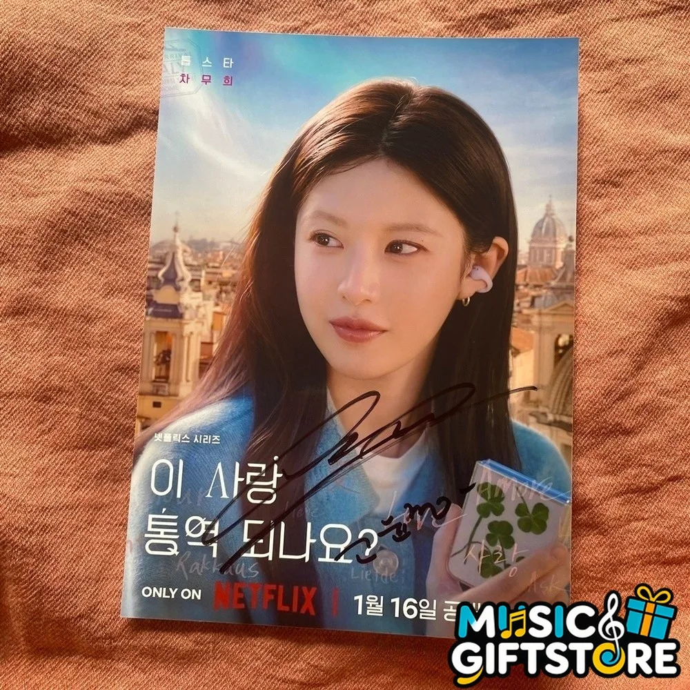 Can This Love Be Translated? Kim Seon Ho Go Yoon Jung Autographed Photo C #MUGS, изображение 3