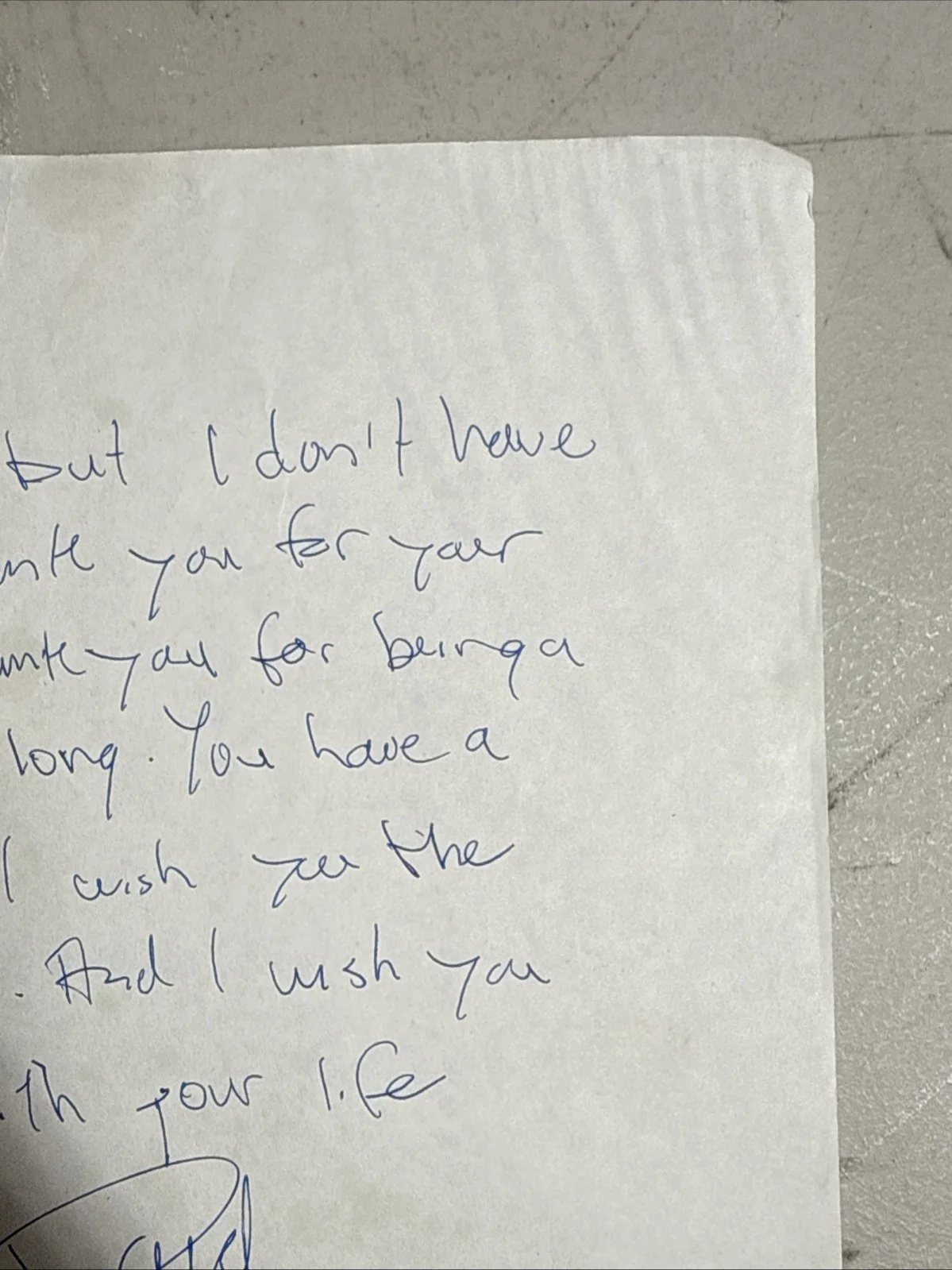David Morse Signed Handwritten Letter Autograph Actor Personal Note, image 3