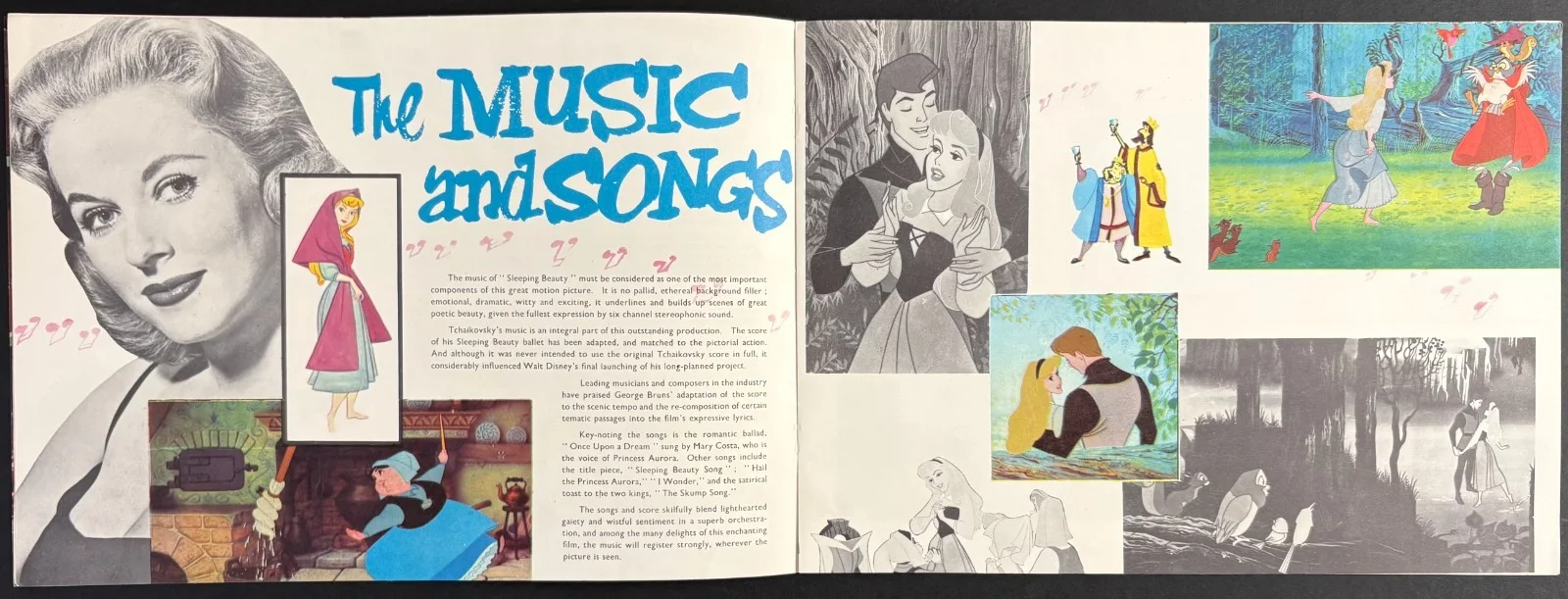 Sleeping Beauty ORIGINAL Film Movie Brochure Walt Disney FIRST RELEASE 1959, изображение 3