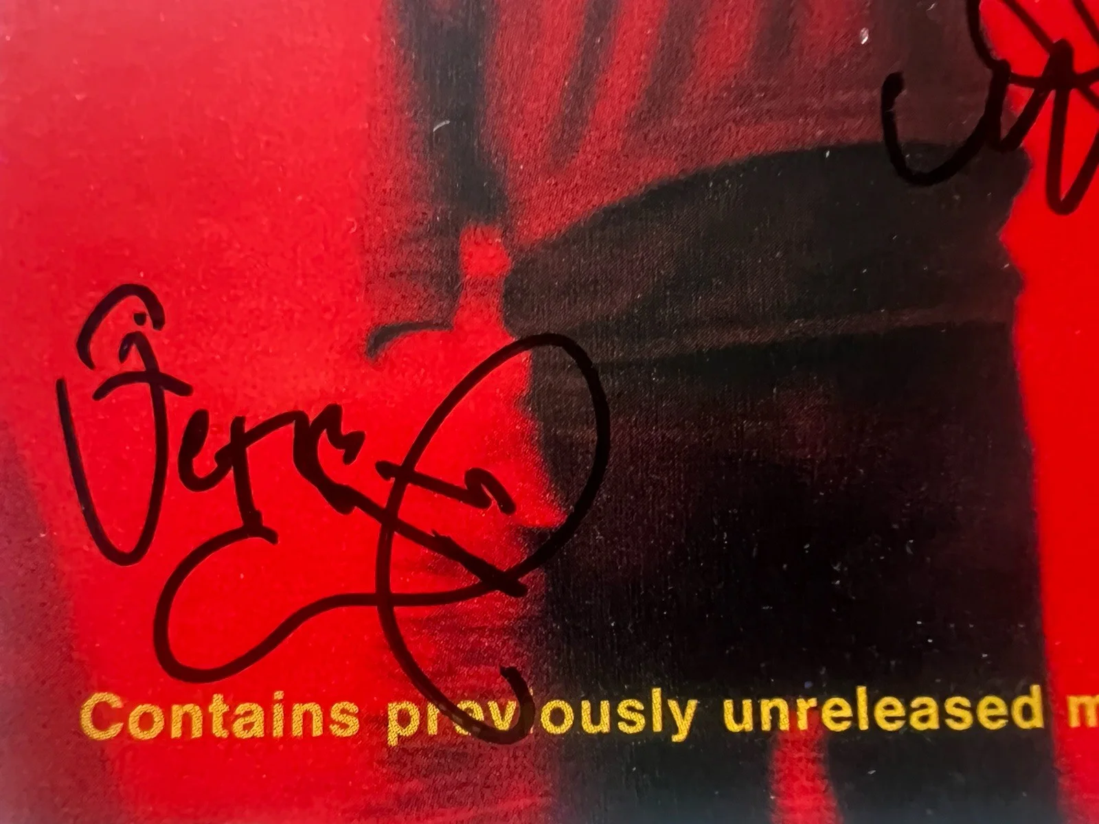 Pearl Jam SIGNED Eddie Vedder & Jeff Ament CD single “Go” - Rare Earlier EV Auto, image 4