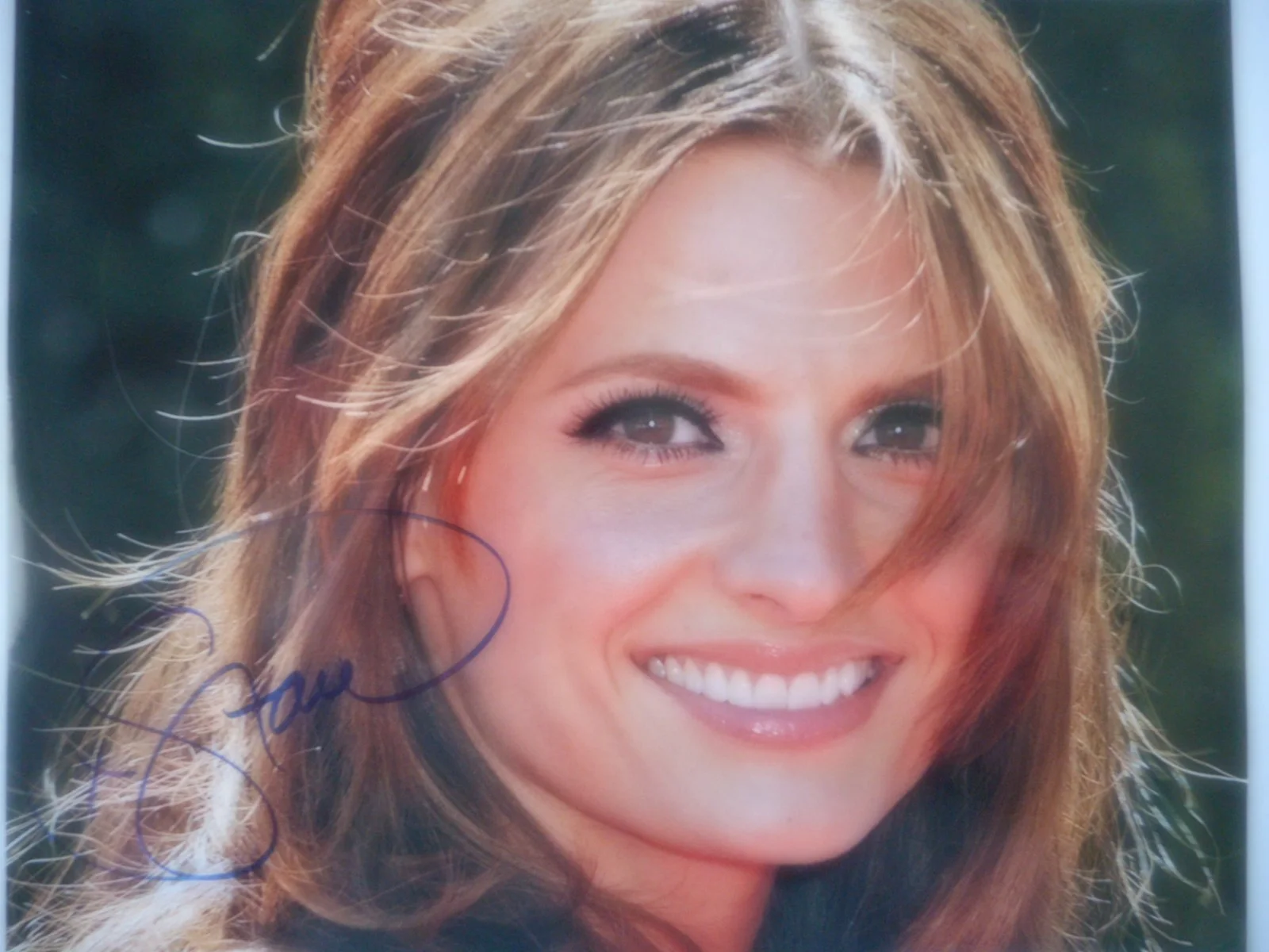 Stana Katic — Stana Katic Autographed CASTLE Closeup Smiling 8x10 Photo Coa & #d Hologram, изображение 3