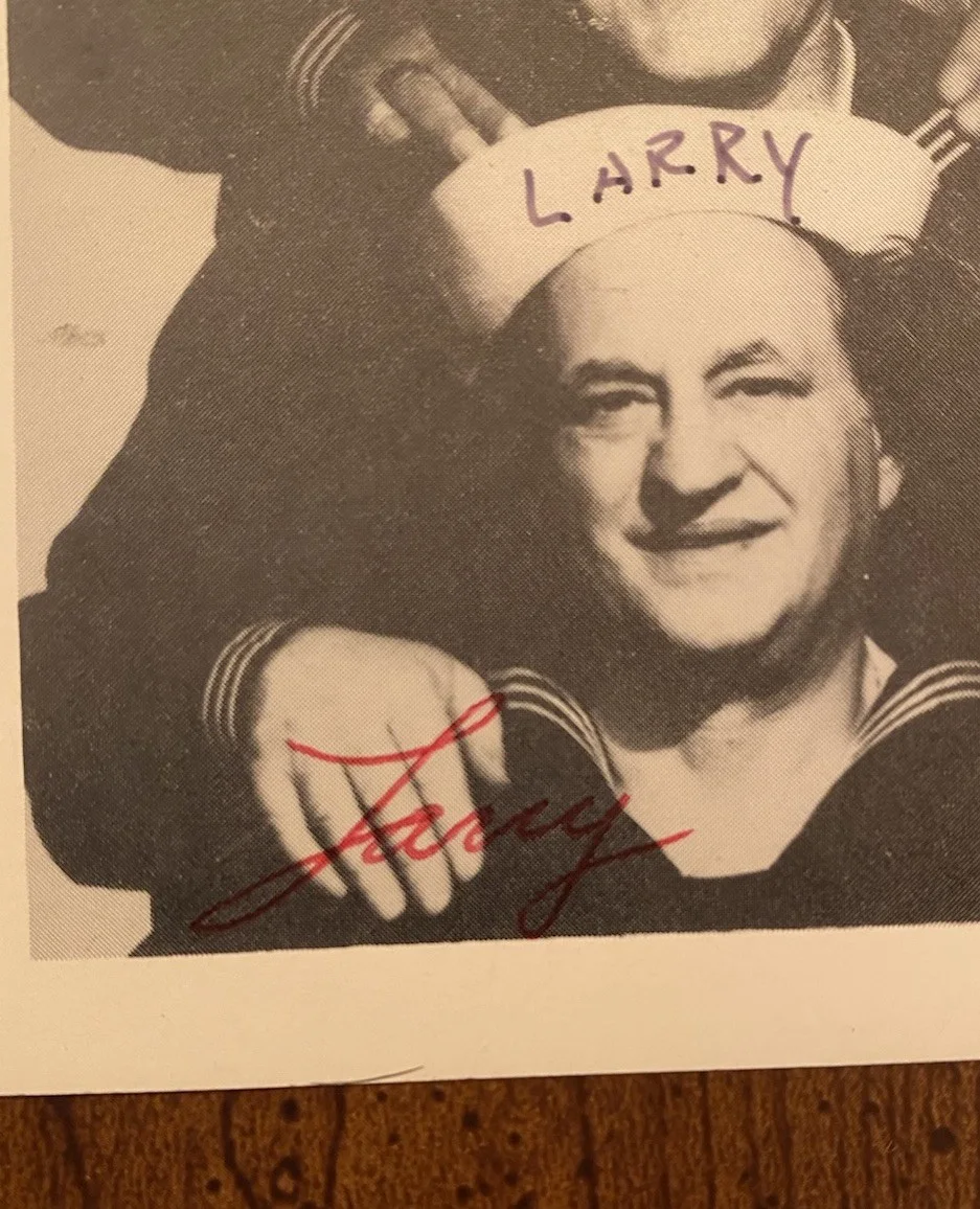 Moe Howard, Larry Fine, Joe Besser — The Three Stooges Signed Autographed Photo w COA Moe Howard Larry Fine Joe RARE, изображение 4