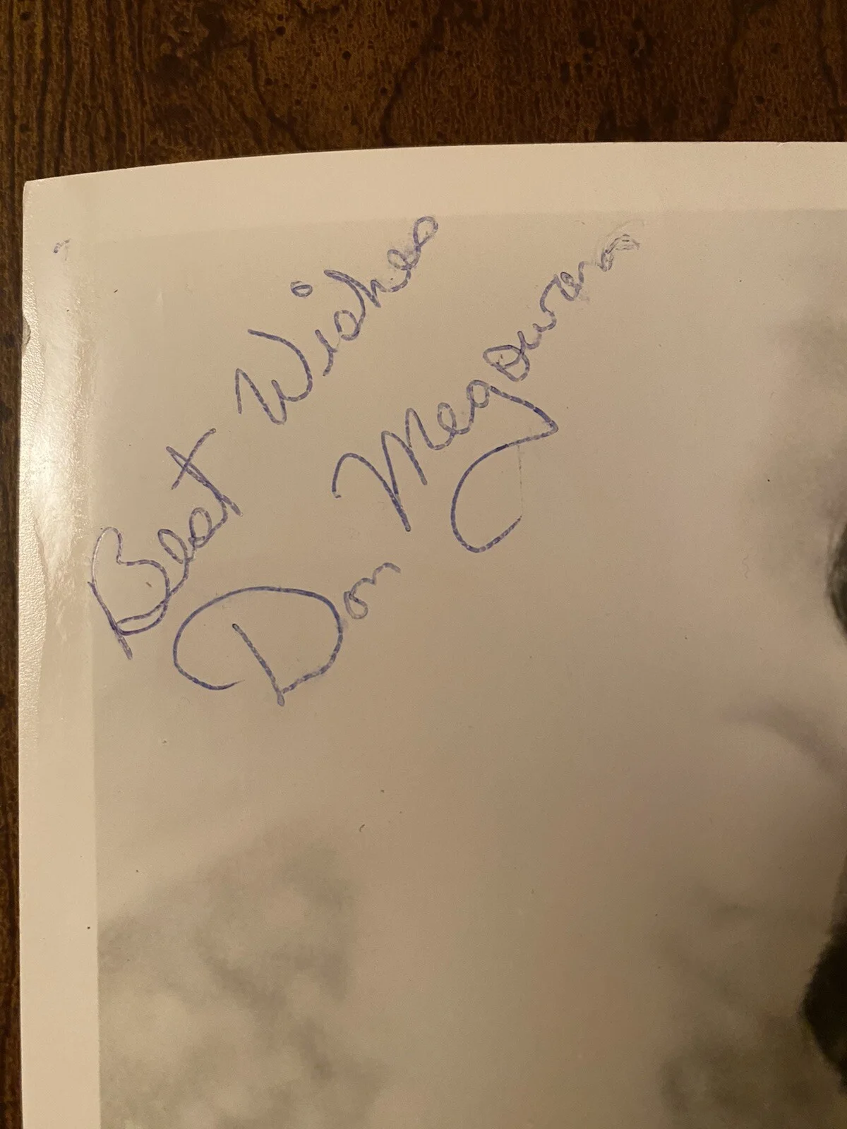 Don Megowan — Don Megowan Signed Autographed Photo w/ COA The Werewolf Davy Crockett Etc RARE, изображение 2