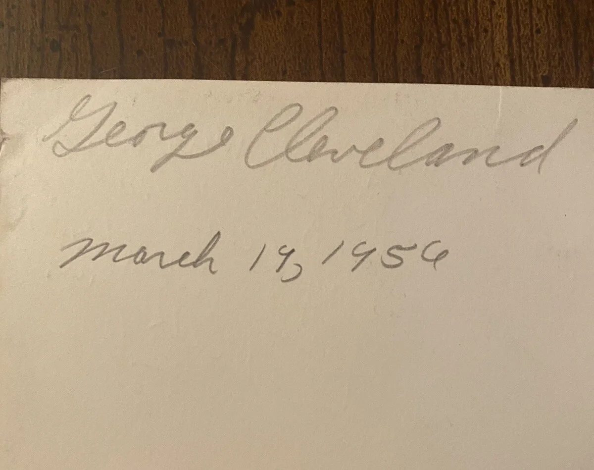 George Cleveland — George Cleveland Signed Autographed Photo w COA Lassie Angel On My Shoulder RARE, изображение 3