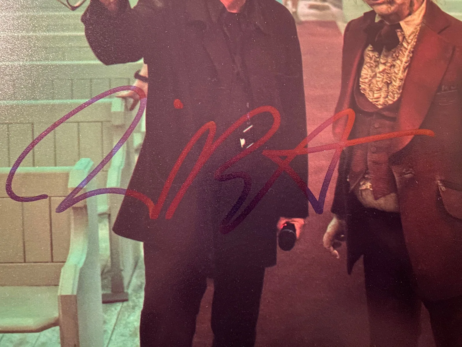 Michael Keaton, Tim Burton — Michael Keaton Tim Burton Signed Autographed Beetlejuice Photo With COA, изображение 2