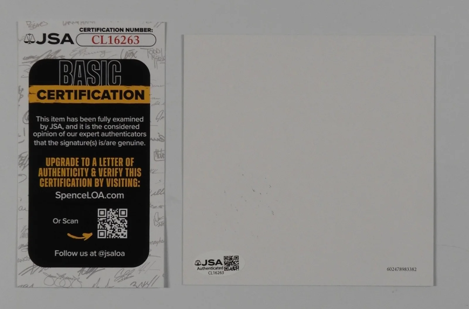 Yungblud JSA Fully Signed Autograph Insert Record Album Vinyl One More Time, image 2