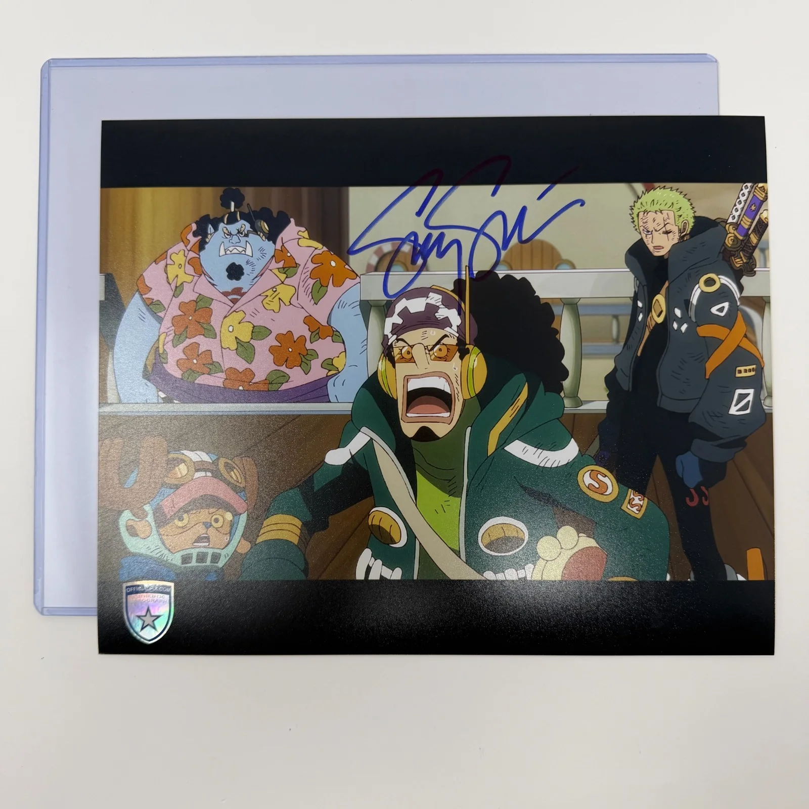 Sonny Strait — Signed Sonny Strait Usopp One Piece Anime Autograph 8x10 Photo Official Pix COA