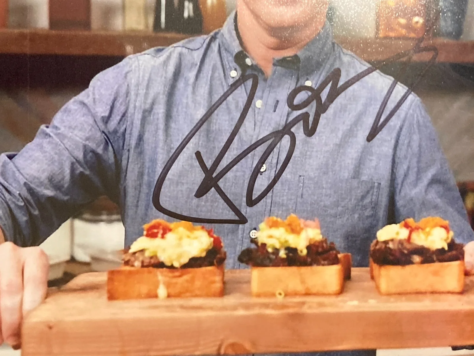 TV Chef BOBBY FLAY. SIGNED 8x10 Photo with COA, изображение 2