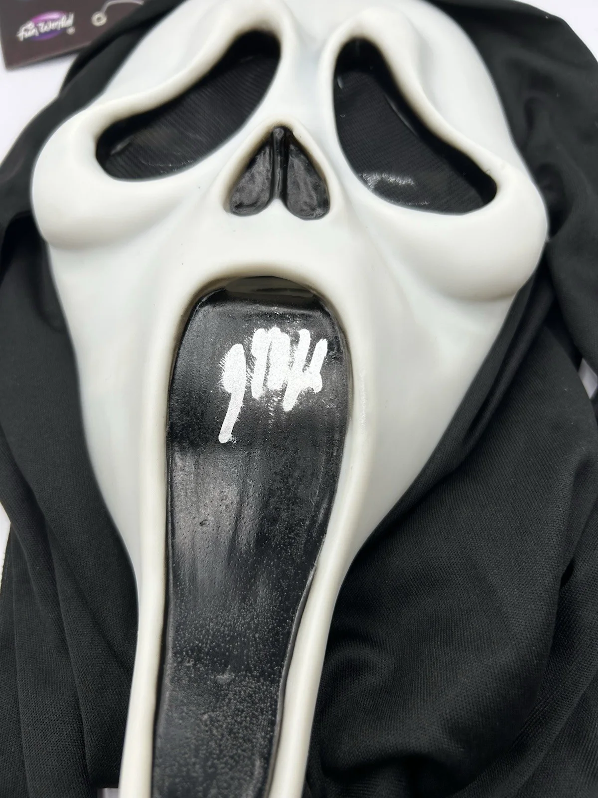 JOEL MCHALE AUTOGRAPHED SIGNED GHOST FACE SCREAM MASK MARK EVANS - BECKETT COA, image 3