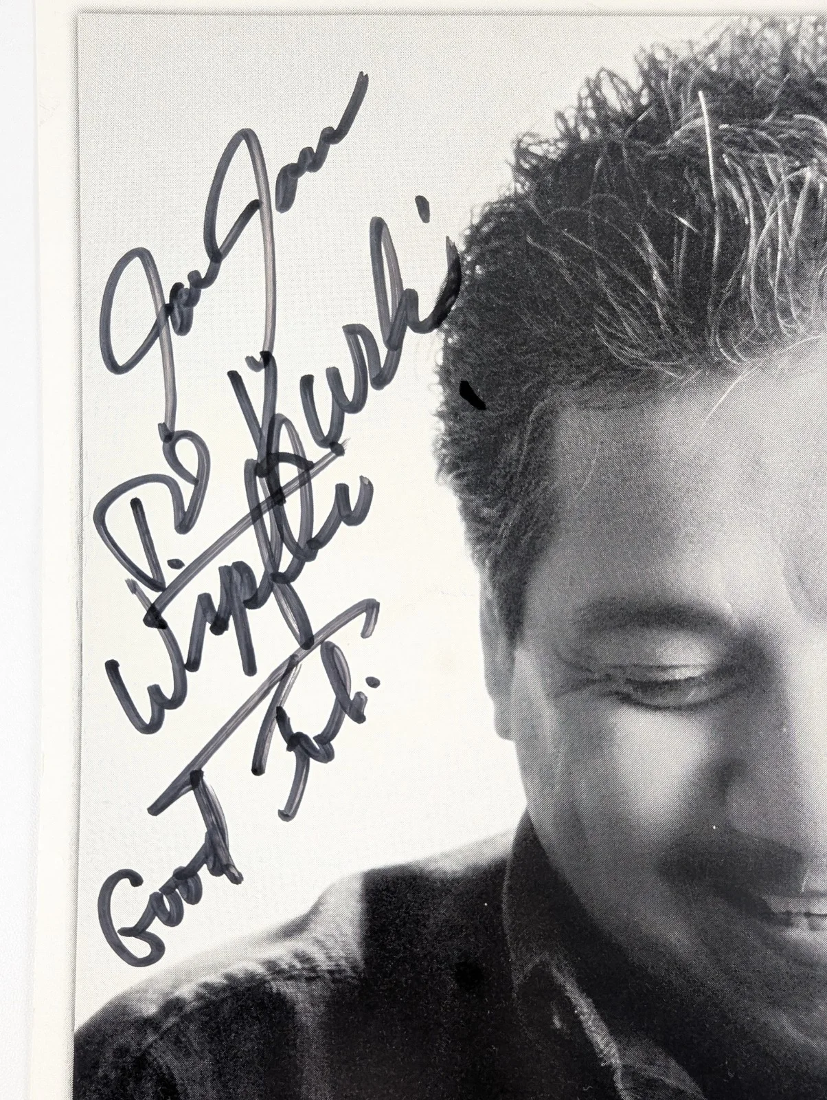 Joe Jama Signed Promo Photo To Kirk Wipfli La Luz Records 8.5 x 10in, изображение 2