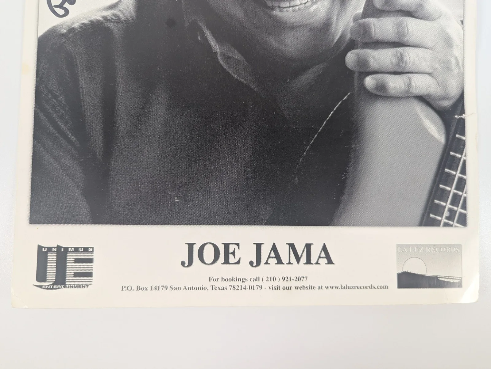 Joe Jama Signed Promo Photo To Kirk Wipfli La Luz Records 8.5 x 10in, изображение 5