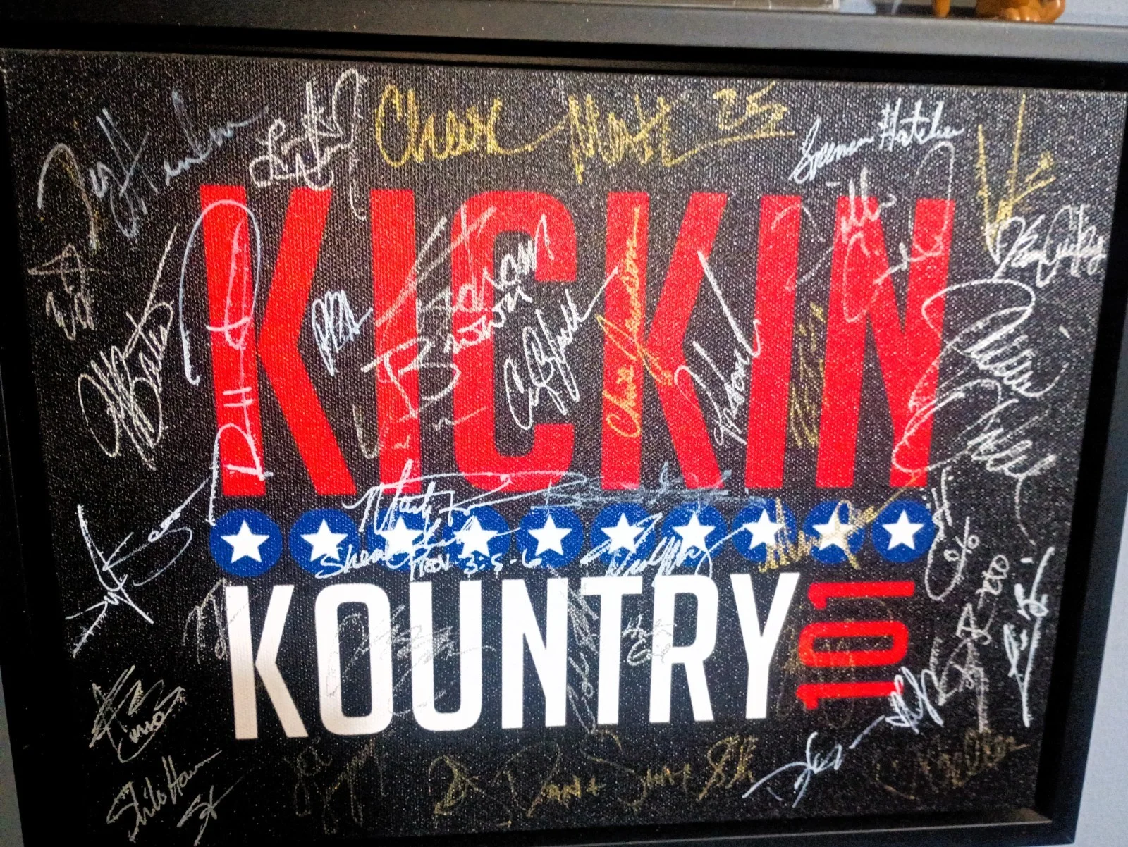Multi Signed Country Canvas Cody Johnson Bailey Zimmerman Ella Langley HARDY, image 2