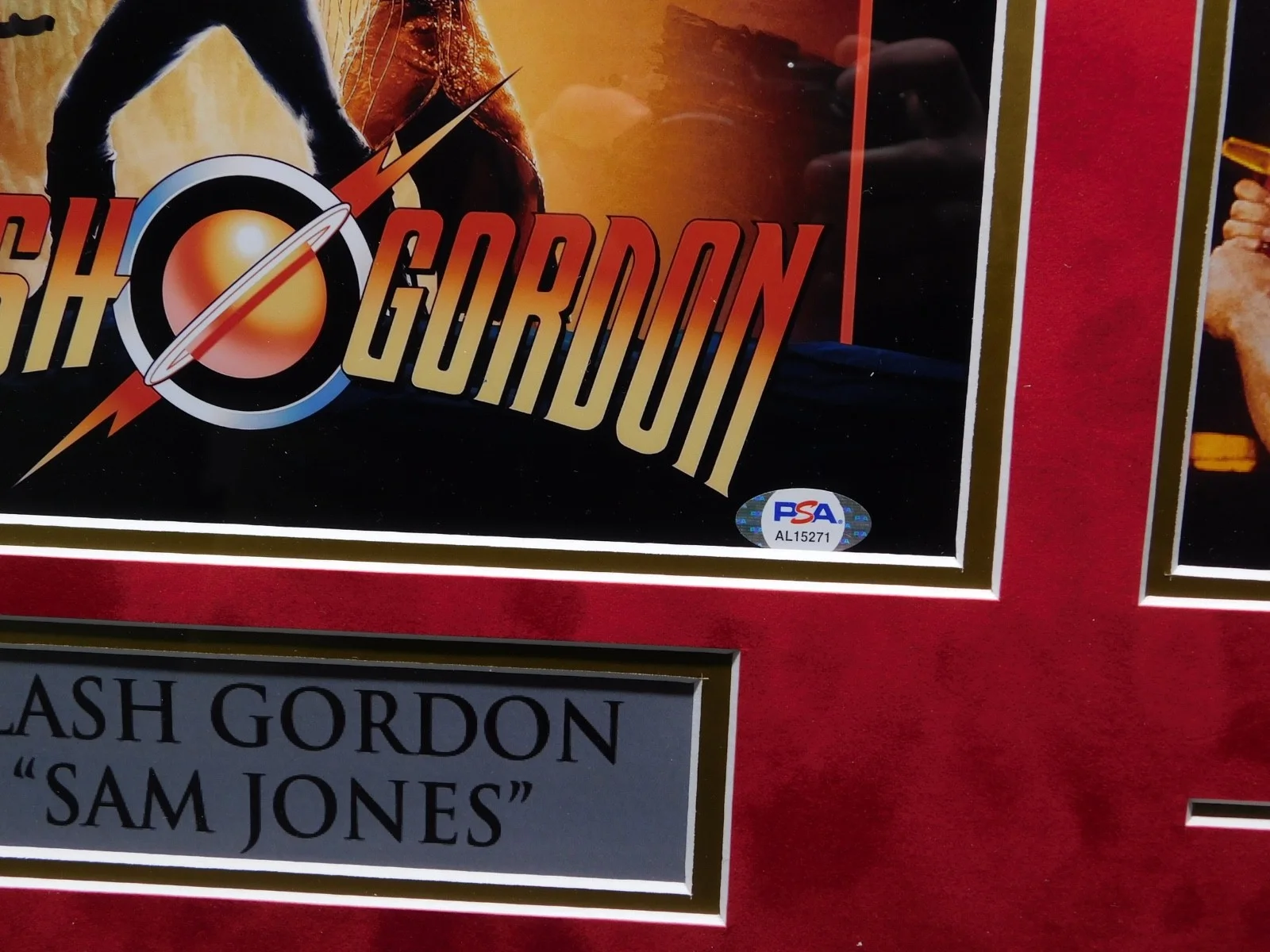 Sam Jones — Sam Jones Signed Framed 11x10 Photo Flash Gordon PSA (A), image 3