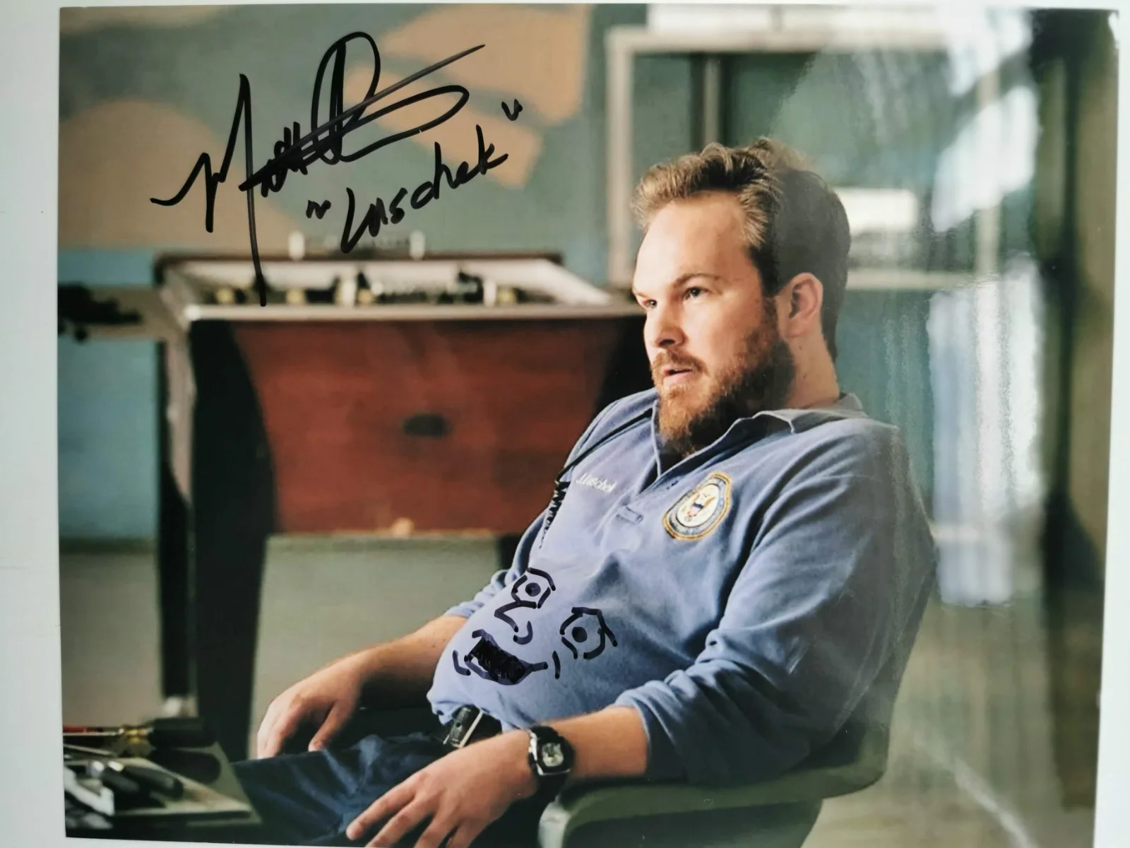 MATT PETERS — MATT PETERS SIGNED 8X10 PHOTO ORANGE IS THE NEW BLACK WITH COA