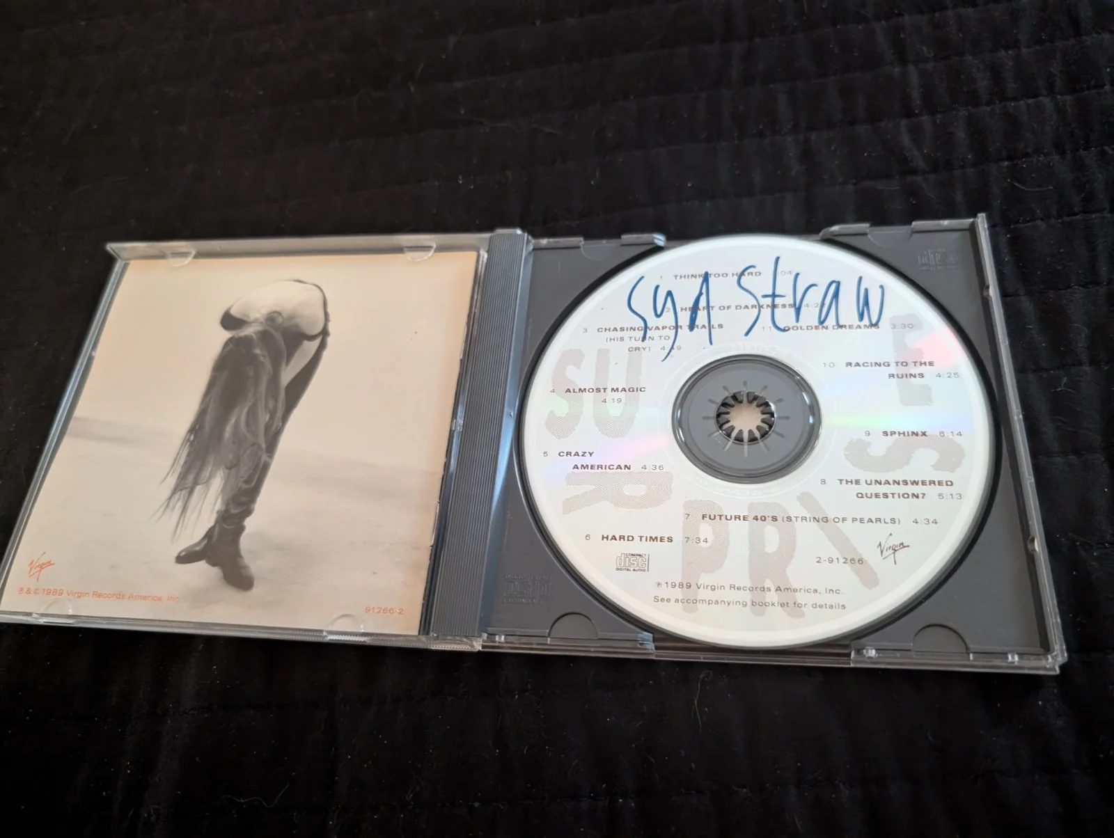 Syd Straw Signed Copy Of Surprise CD, image 2