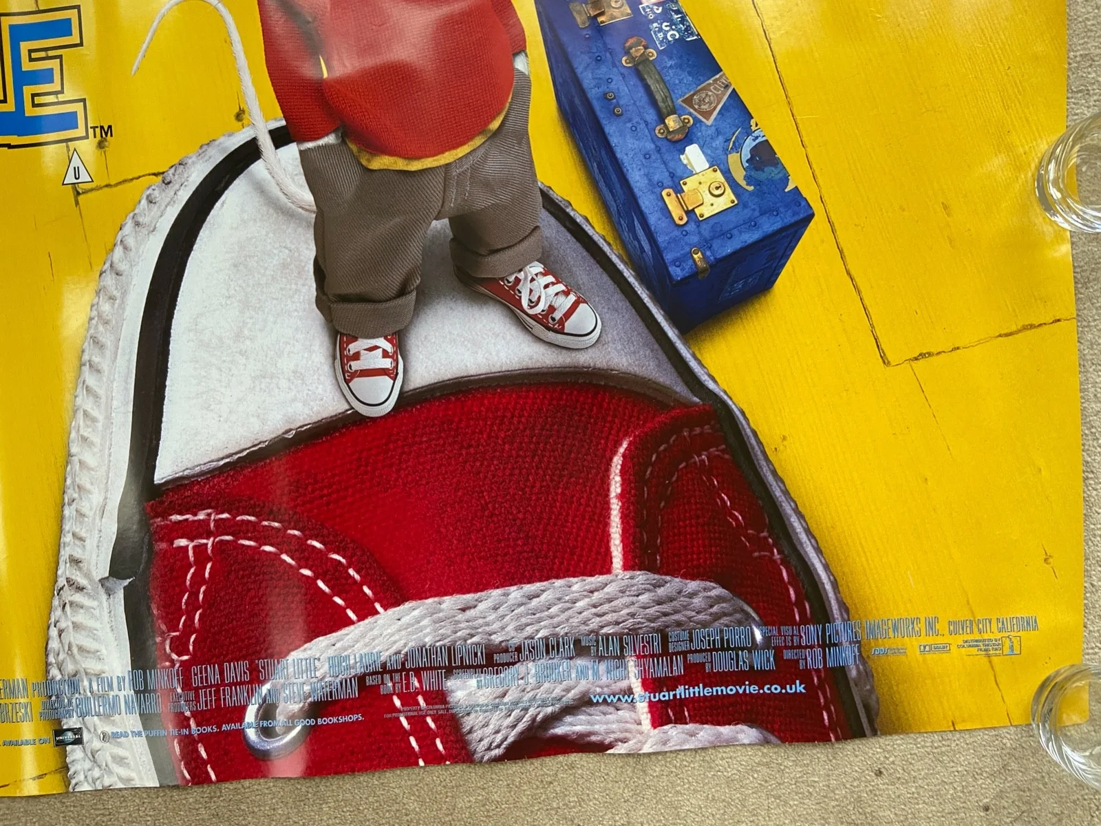 STUART LITTLE. Original UKQuad Cinema Poster NEW Rolled 30x40, изображение 4
