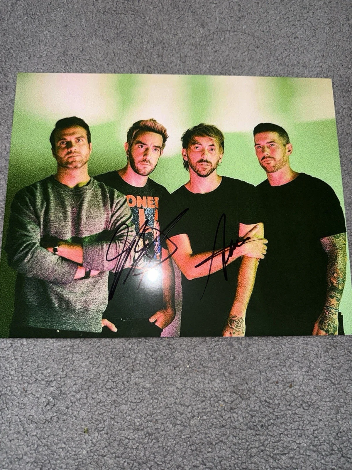 All Time Low AUTOGRAPH SIGNED 8x10 Photo, image 4